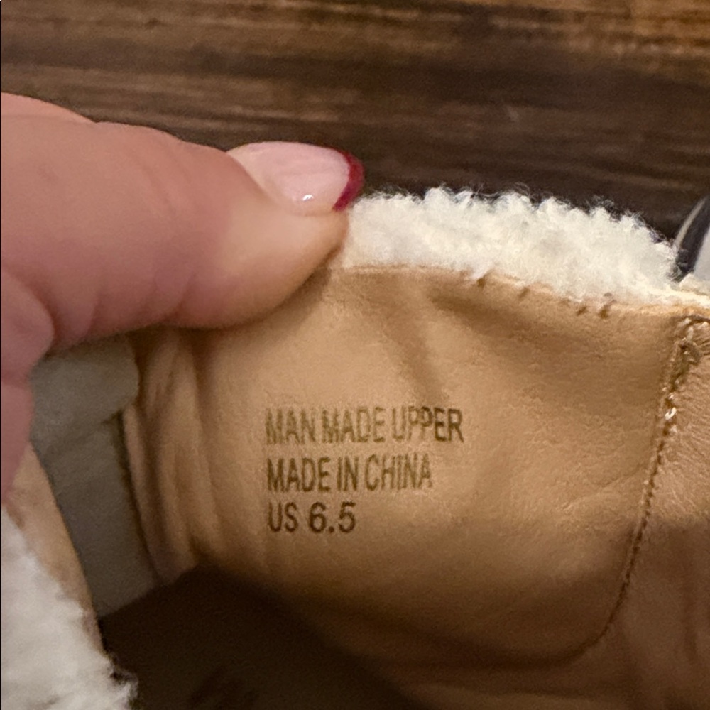Mi.iM Women's Cream Lace-Up Boots - Picture 5 of 5